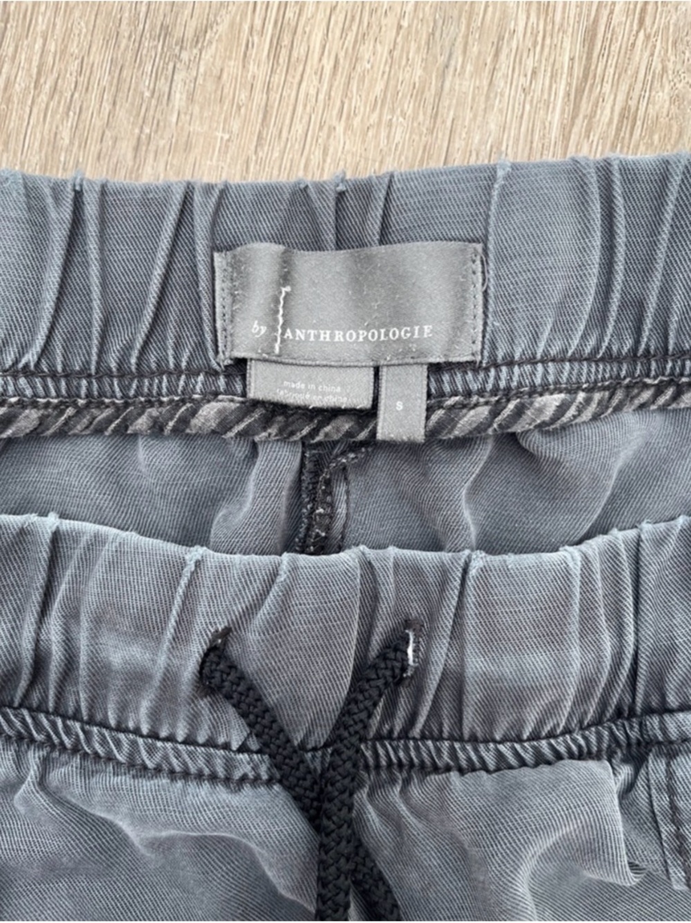 Anthropologie Charcoal Gray Utility Mini Skirt - Picture 2 of 7
